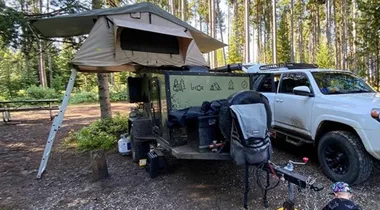 Roof Top Tents on the Boreas Off Road Camper Trailer