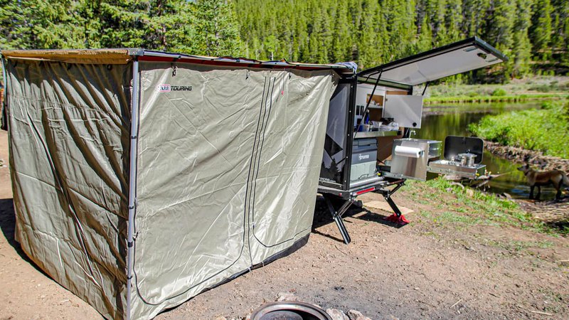 campsite setup