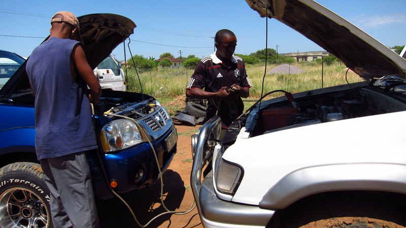 fixing an offroad vehicle