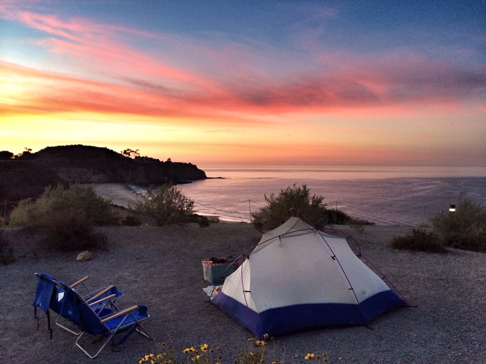 beach camping tips