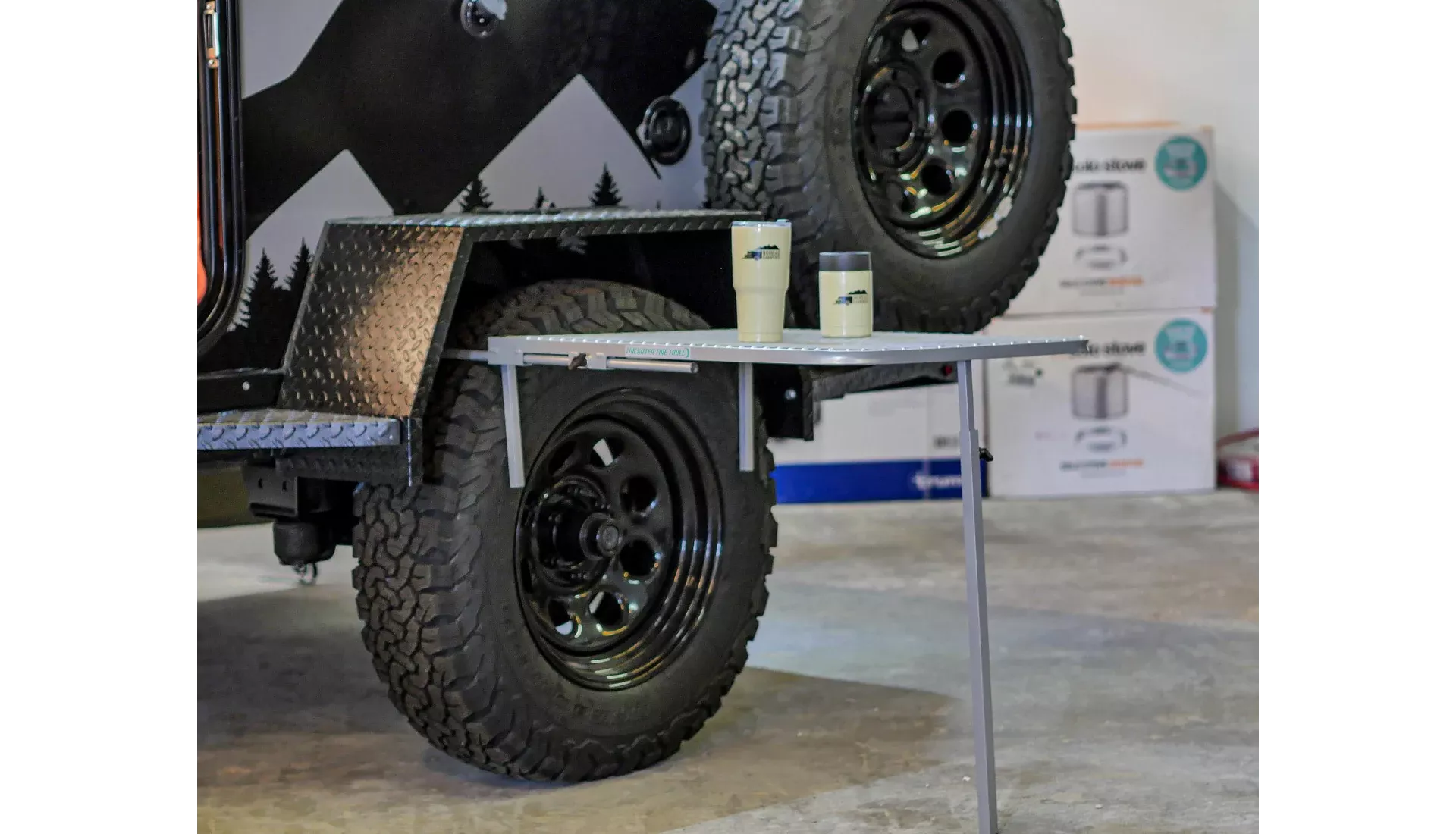 Offroad Camping Accessories: Tailgator Tire Table