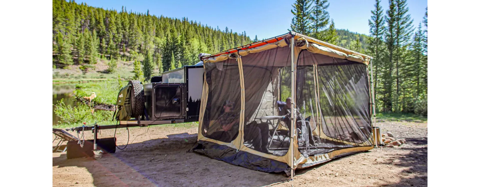 Awnings and Rooms for the Boreas Adventure Camper Trailer