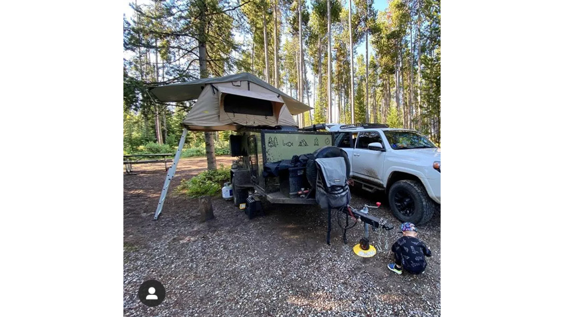 Roof Top Tents on the Boreas Off Road Camper Trailer