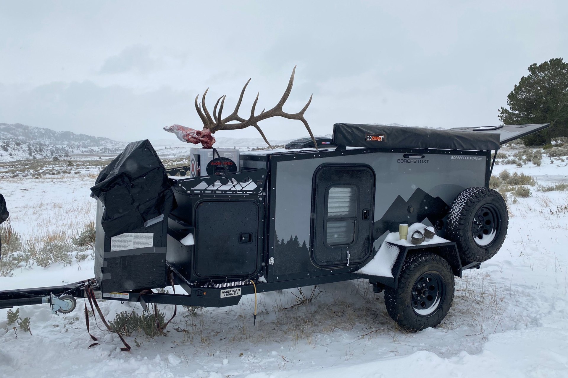 off-road camping trailer for hunting