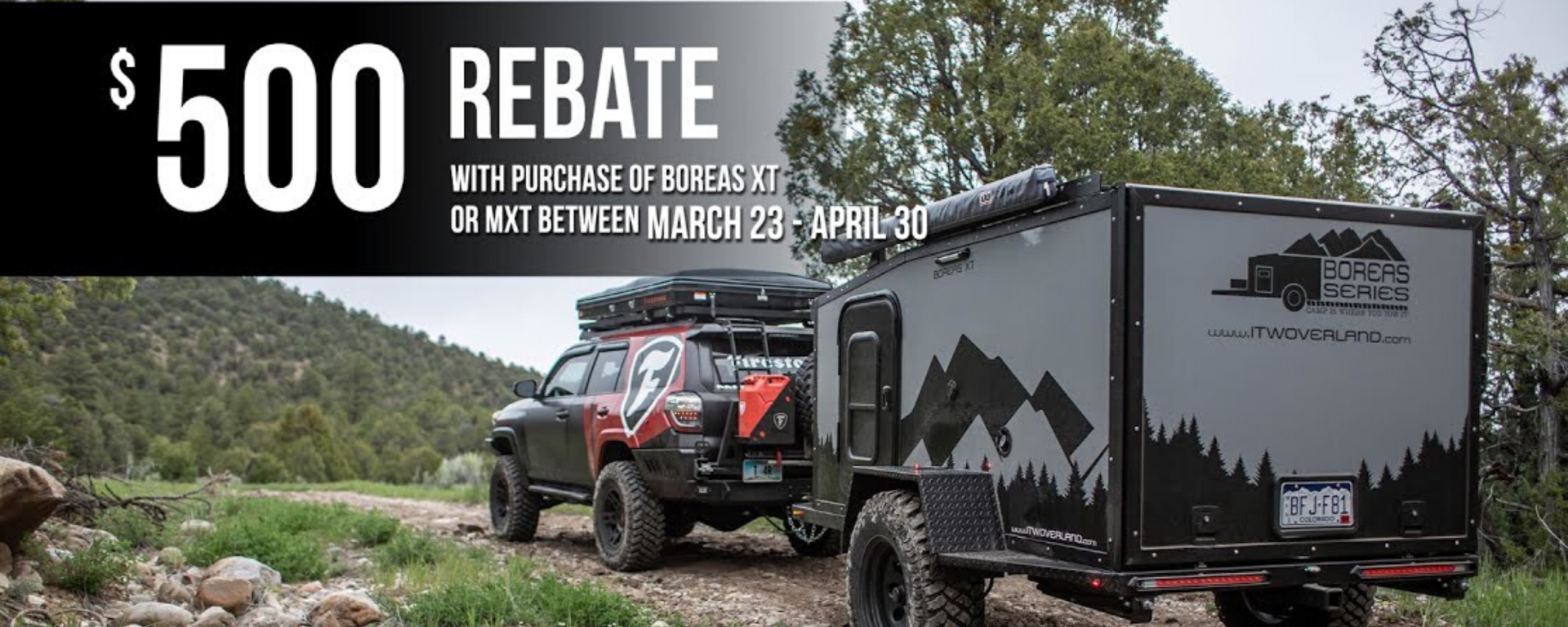 $500 rebate on XT and MXT models